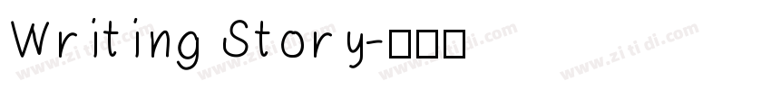 Writing Story字体转换